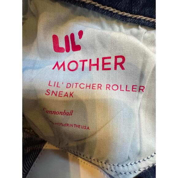 MOTHER Lil Ditcher Roller Sneak Wide Leg Jeans - Petite 25 (new) - Picture 10 of 10